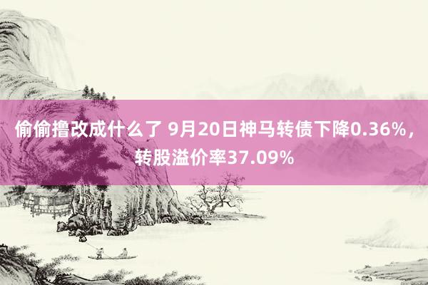 偷偷撸改成什么了 9月20日神马转债下降0.36%，转股溢价率37.09%